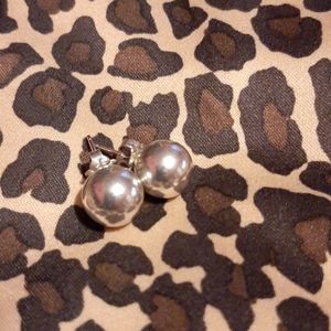 Tiffany & Co. Silver Bead Earrings